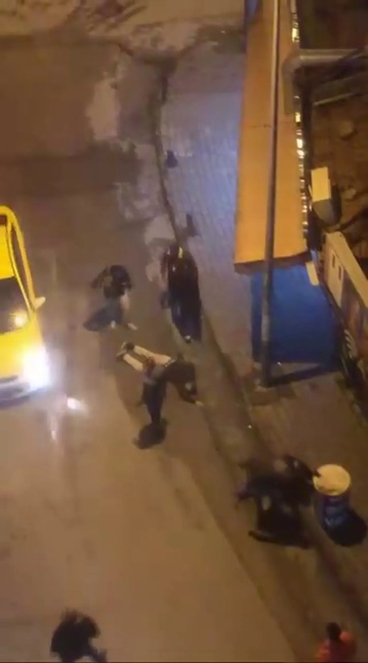 Darp anları kameraya yansıdı