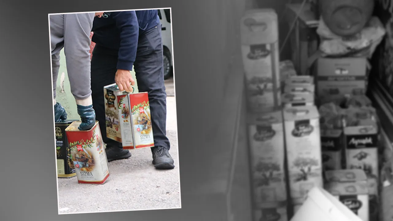 Tenekesini 700 liradan satmışlar! 1500 litre sahte zeytinyağına el konuldu 