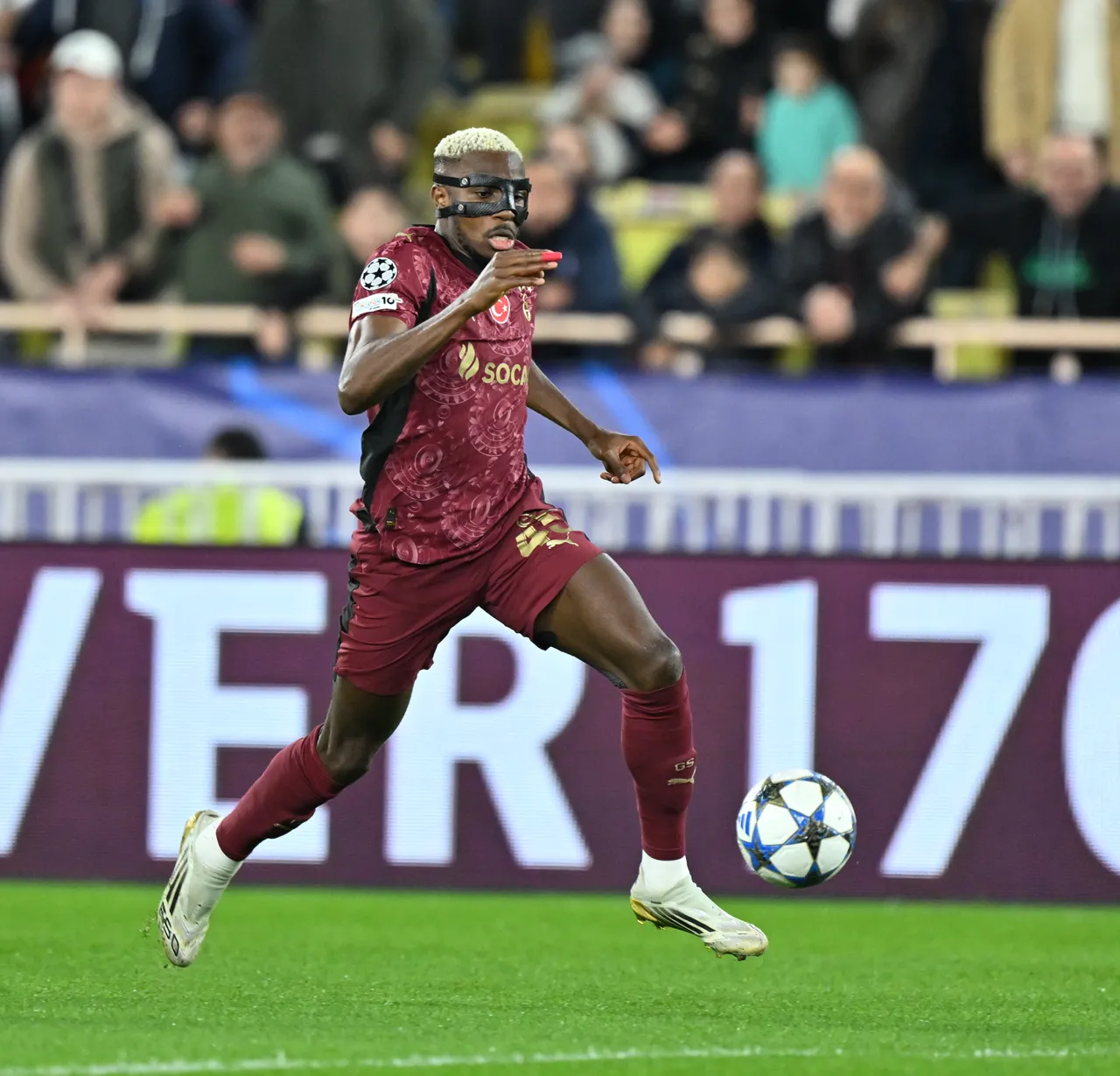 Osimhen, Monaco maçında gol sevinci yaşayamadı