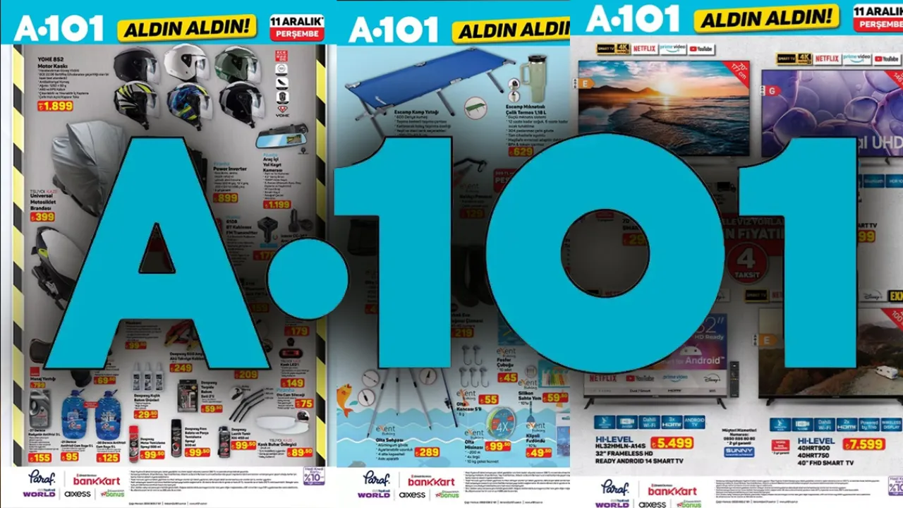 A101 11 Aralık 2025 Aktüel Ürünler kataloğu paylaşıldı! Bu hafta neler var?