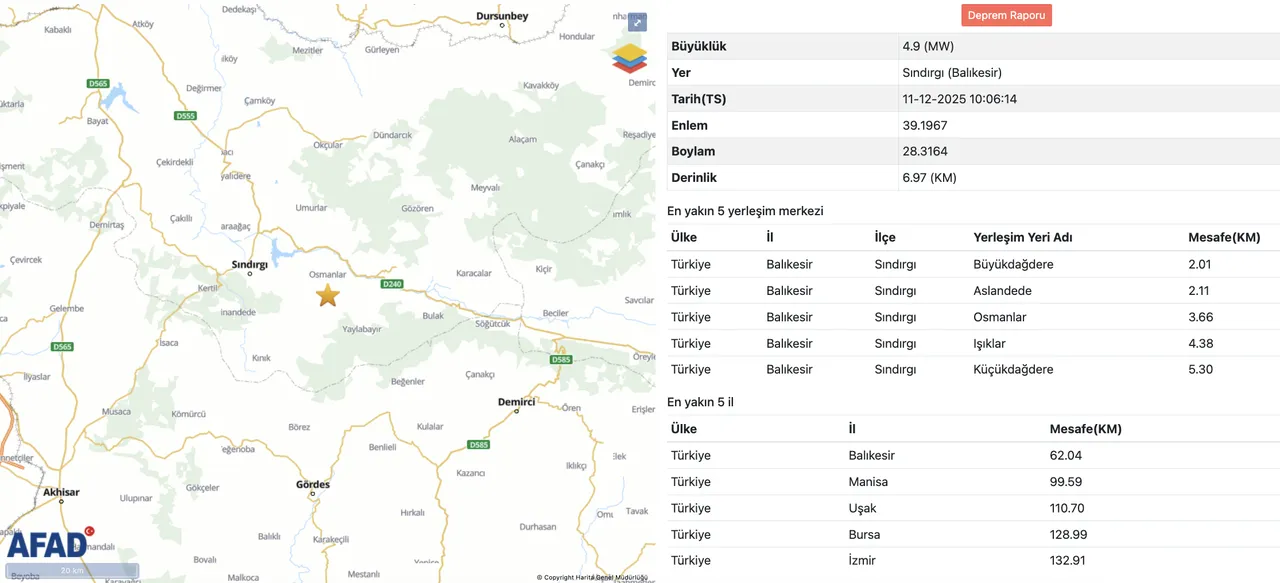 Balıkesirde büyük deprem bekleniyor mu? 4.9luk depremin ardından risk haritası gündeme geldi
