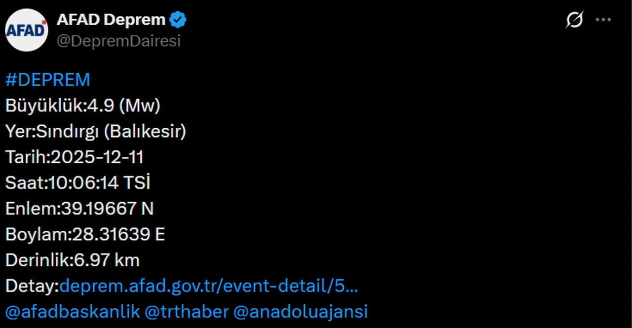 Deprem nerede, kaç şiddetinde oldu?