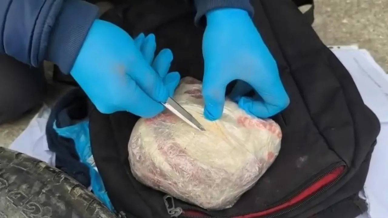 Erzincan'da durdurulan araçtan 1 kilo kokain çıktı