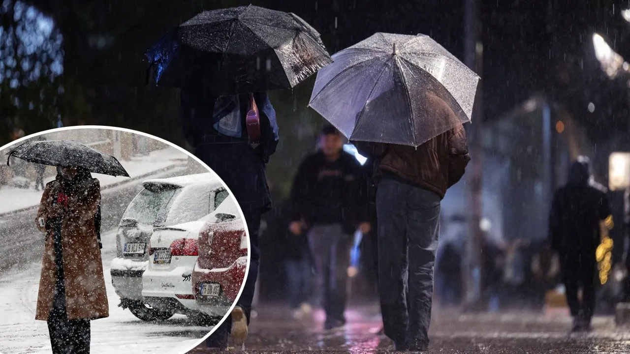 Meteoroloji son raporunda bölge bölge uyardı! Sağanak, kar, soğuk günlerce sürecek