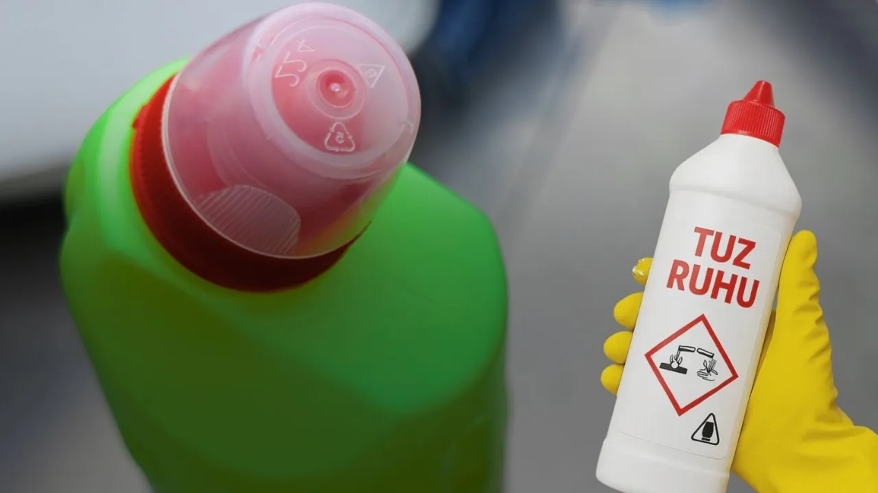 Öldüren karışım: Tuz ruhu çamaşır suyu karışımı tepkimeye neden oluyor