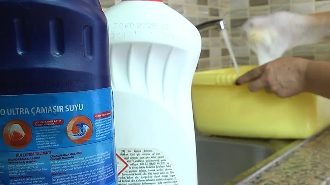 Öldüren karışım: Tuz ruhu çamaşır suyu karışımı tepkimeye neden oluyor