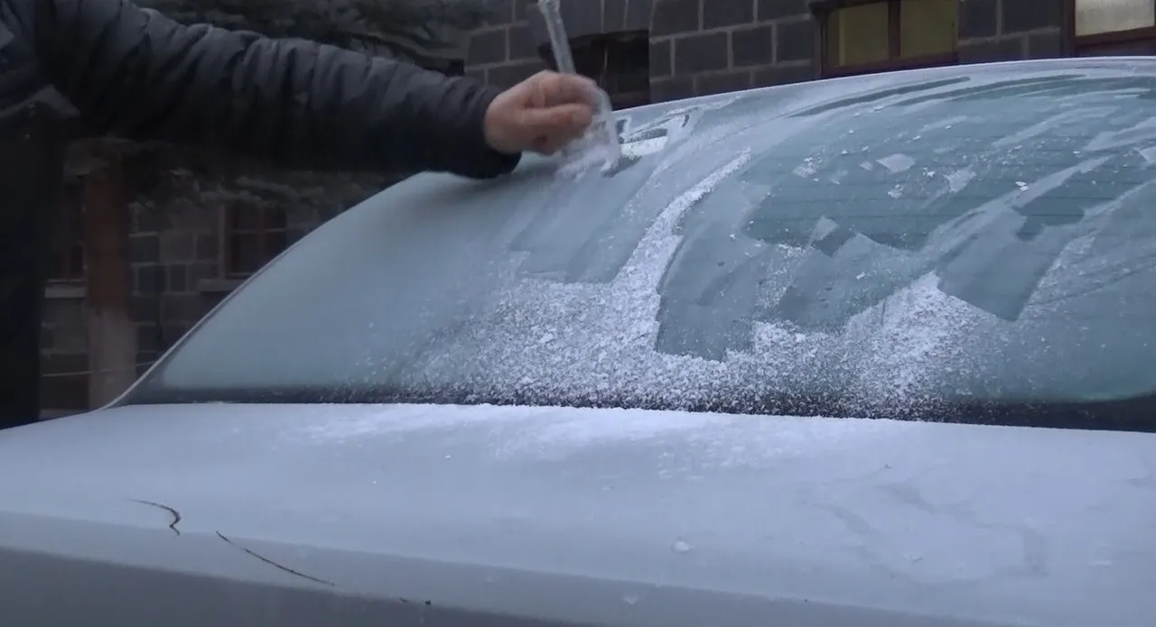 Kars'ta termometreler eksi 13 dereceyi gördü