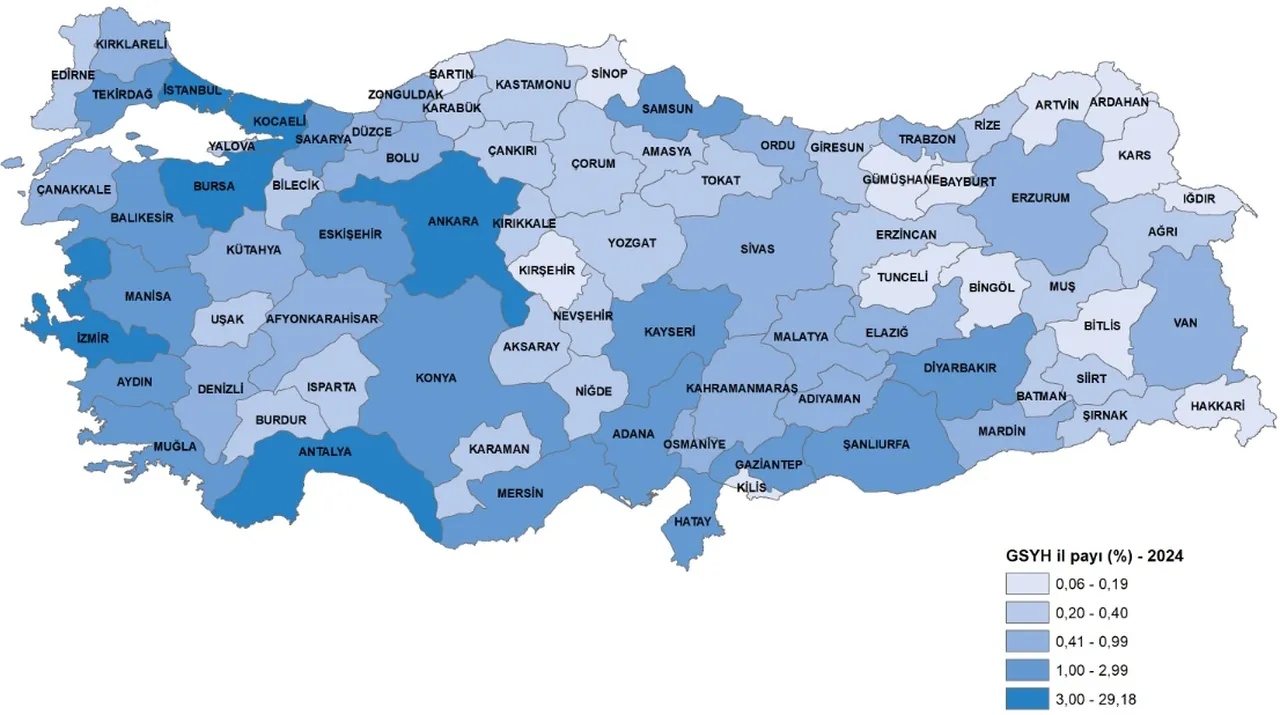 TÜİK açıkladı: En yüksek gelirli şehir İstanbul!