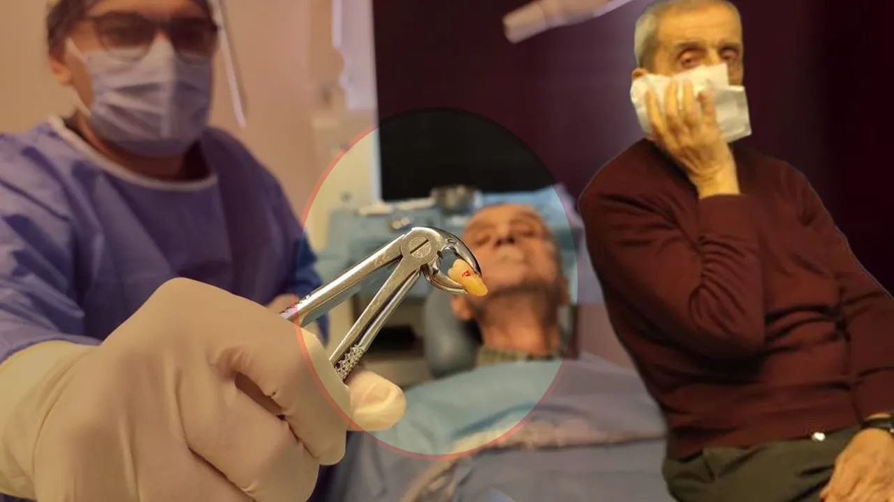 Ağrıyla doktora gitti: 83 yaşında 20'lik dişinin çıktığını öğrendi