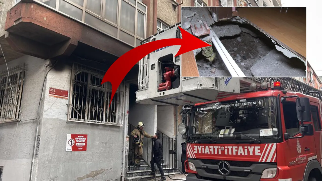 İstanbul'da yürekler ağza geldi! Evin içinde çukur oluştu