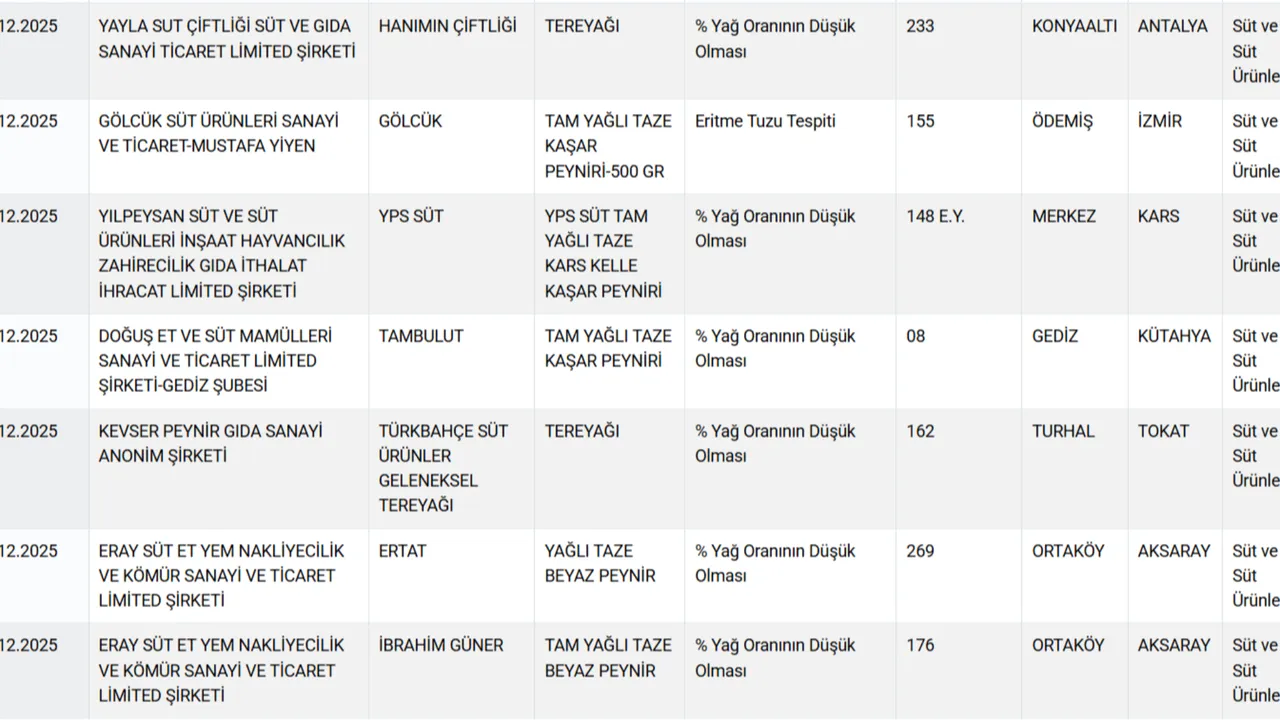 Kalpten hamburger, böbrekten kebap, deriden köfte! Bakanlık gıdada hile yapan firmaları açıkladı