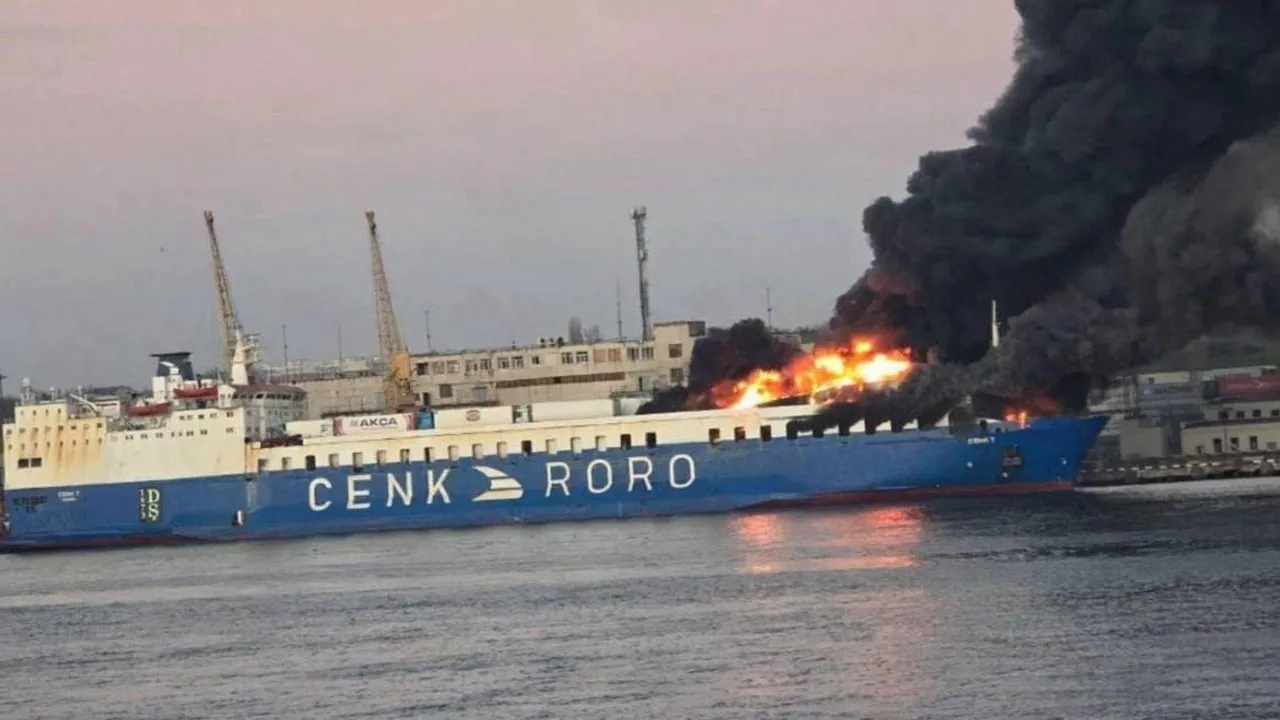 Rusya, Odesa'da demirli olan Türk gemisini vurdu 