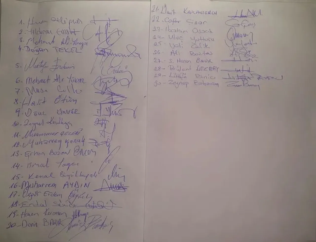 Bildiriye imza atan CHP'li isimler