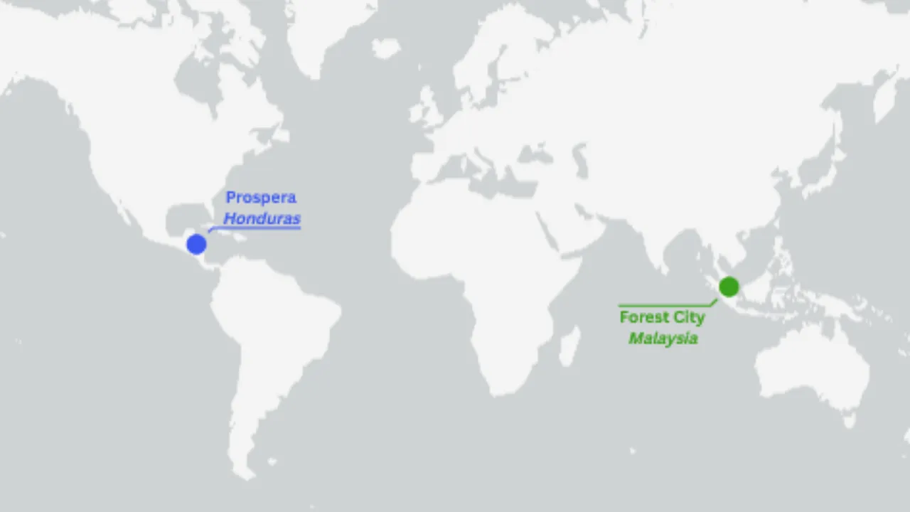 Kimse fark etmedi! Milyarderlerin gizli şehirleri ortaya çıktı