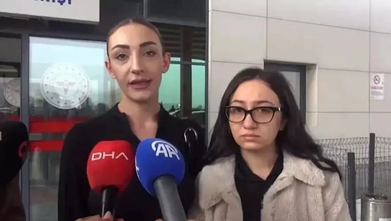 Güllü'nün kızı Tuğyan Ülkem Gülter ile arkadaşı Sultan Nur Ulu