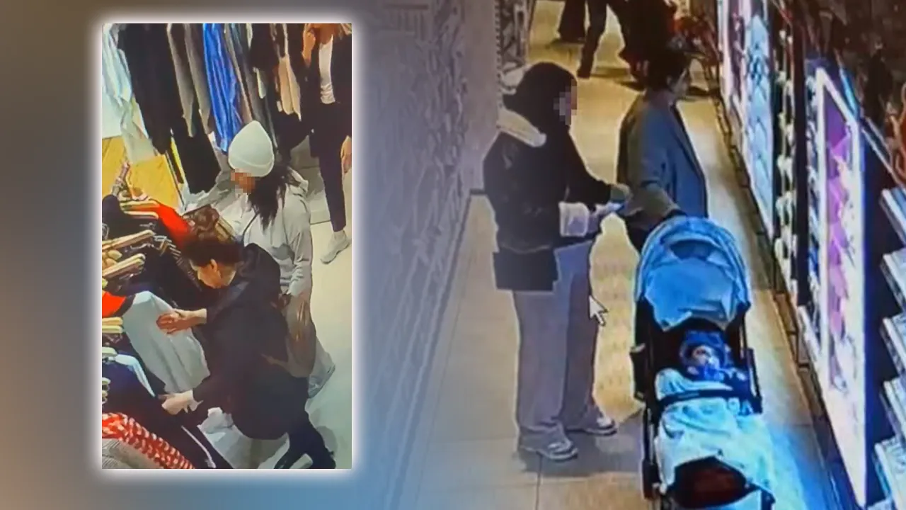 ‘AVM’ hırsızı! Kılıktan kılığa girdi, telefon çaldı 