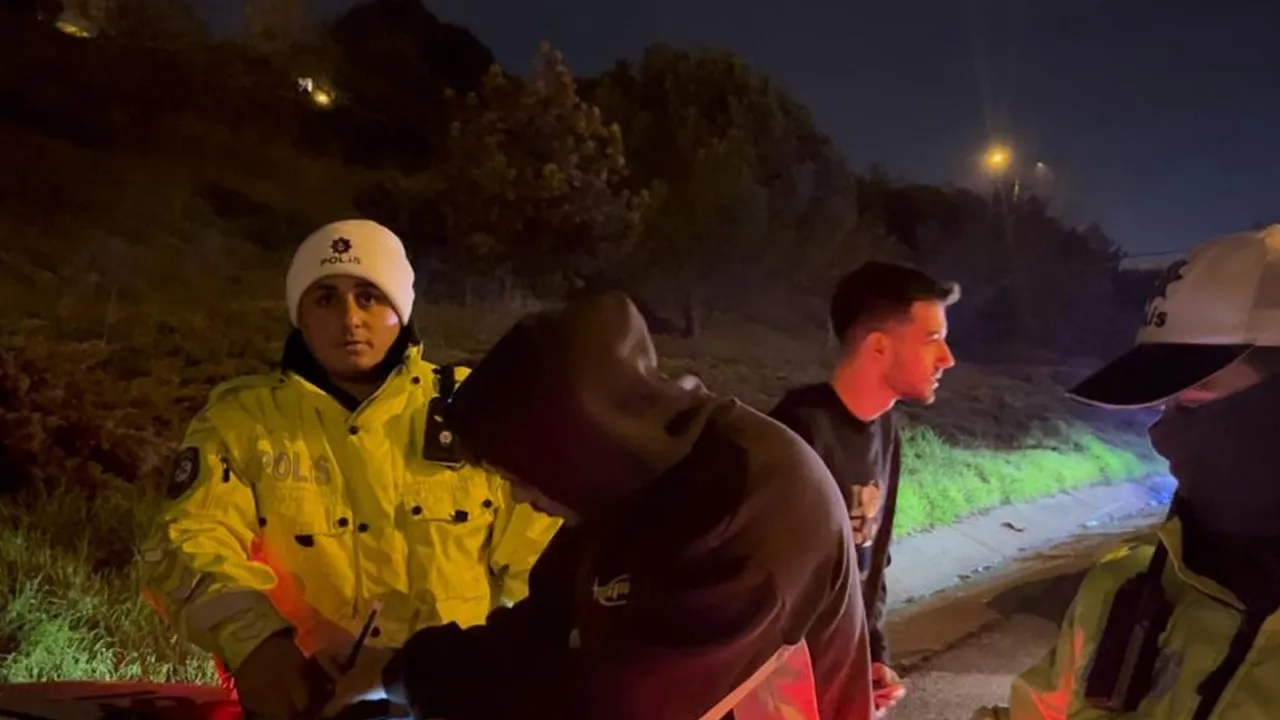 Çevirmedeki sürücü değişikliği polise yakalandı!