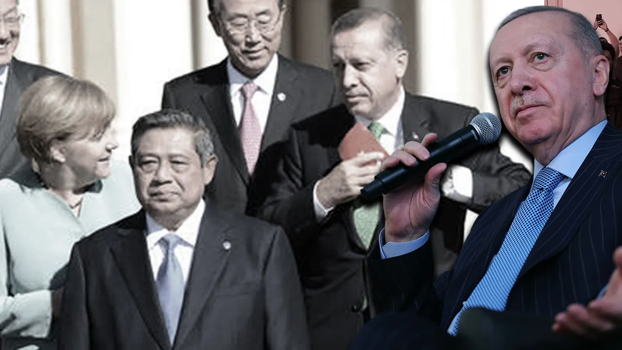 Cumhurbaşkanı Erdoğan yıllar önceki 'bayrak' olayını anlattı: Angela Merkel gülmeye başladı 