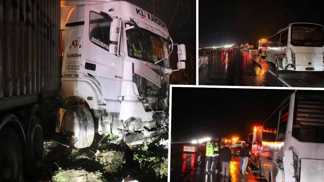 D-650’de korkutan anlar! 6 aracın karıştığı kazada çok sayıda kişi yaralandı