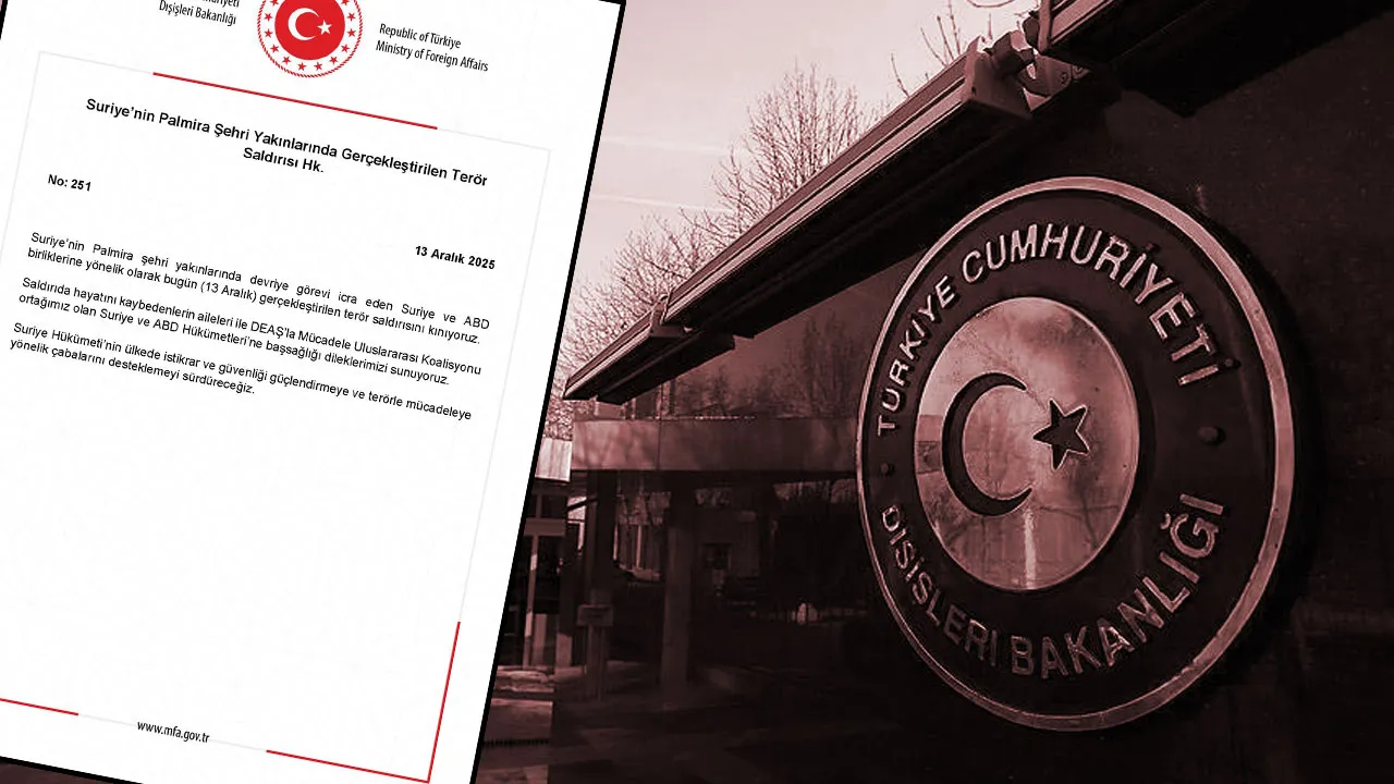 Dışişleri'nden Suriye'deki saldırıya kınama 