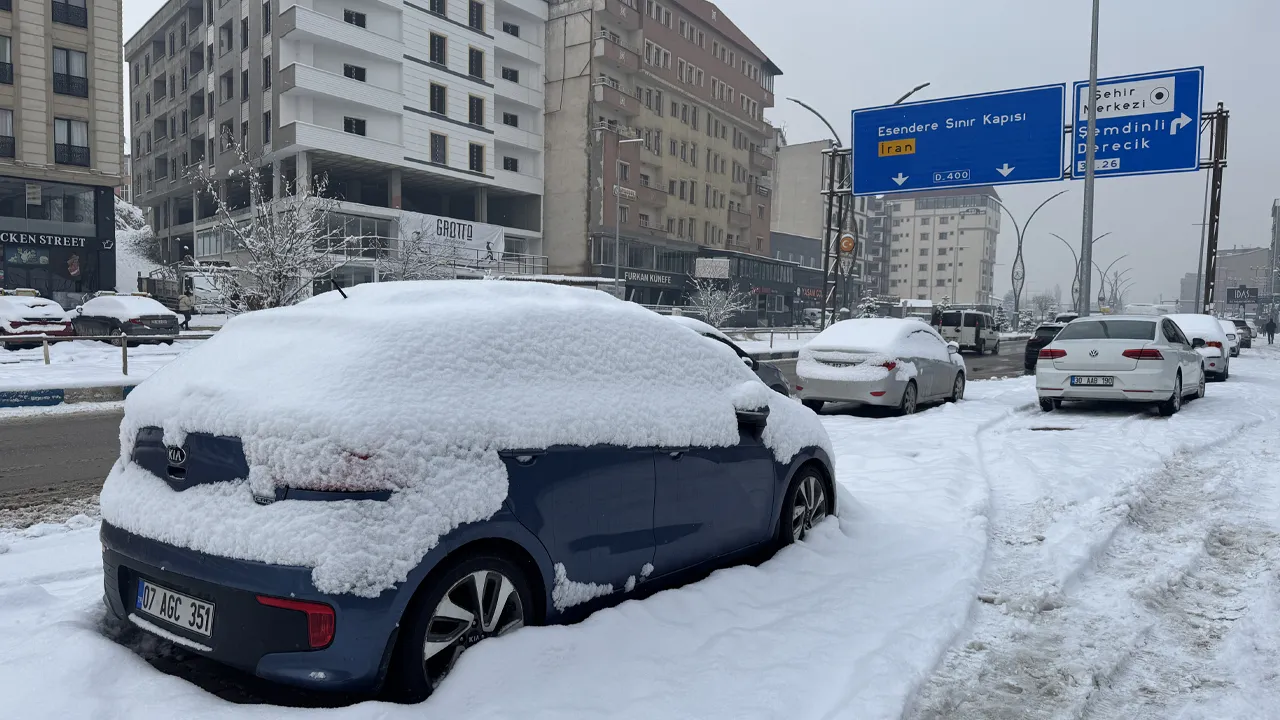 Hakkari ve Van kar altında kaldı! Kapanan yollar tek tek açıldı