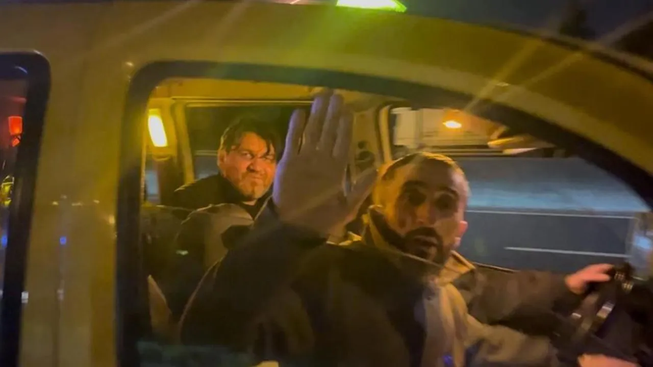 Ne kaza ne alkol, hız bile yok!.. Gezmeye gitti arabasından oldu, neşesi herkesi güldürdü