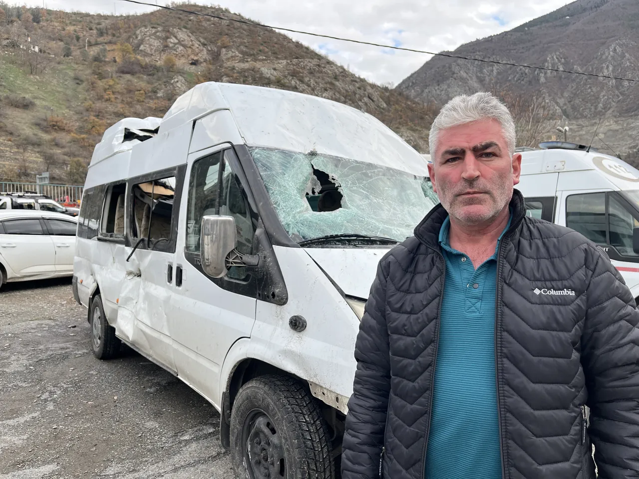 Yaşadığı korku dolu anları anlatan şoför Ramazan Akyürek