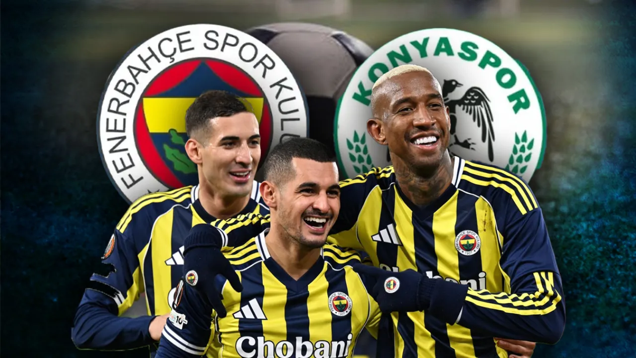 Fenerbahçe-Konyaspor ilk 11'ler açıklandı mı? Karşılaşma için nefesler tutuldu