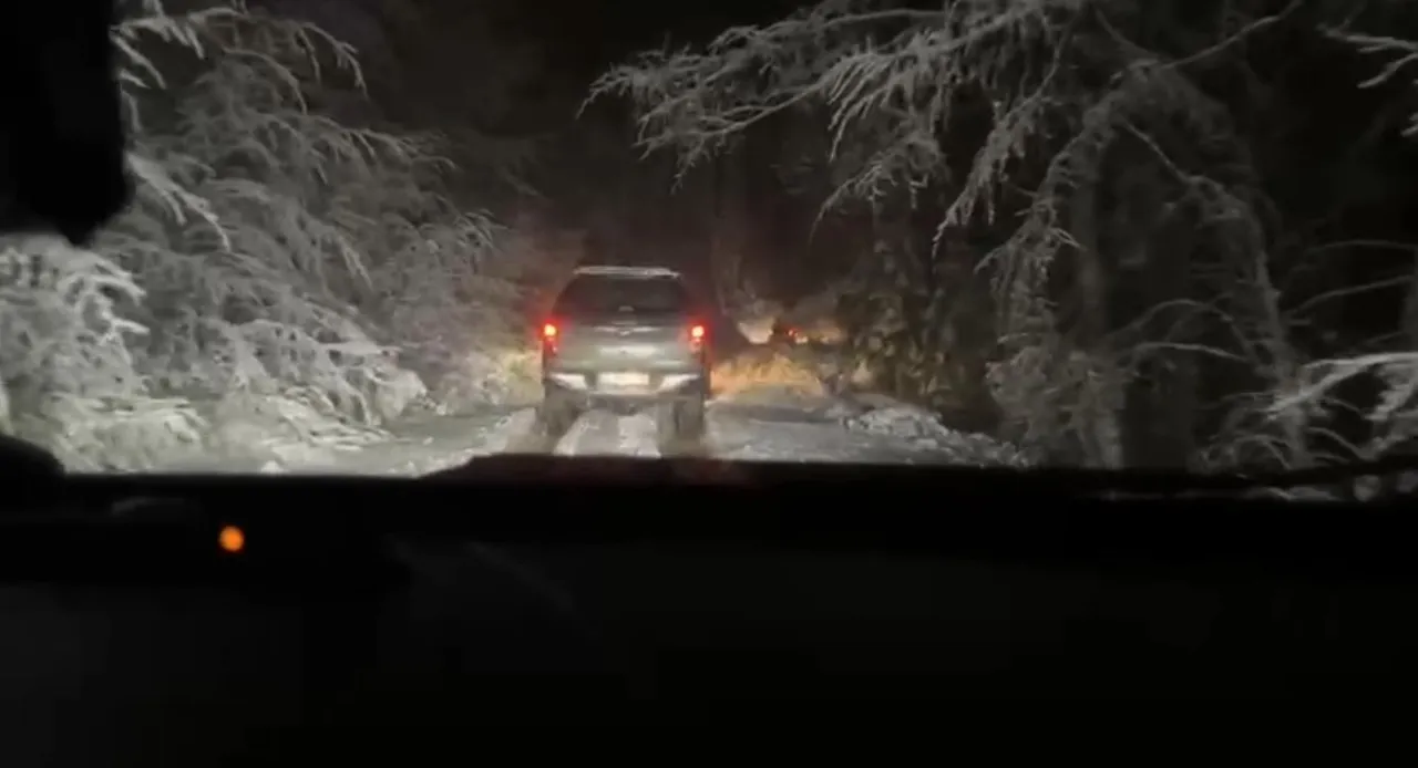Kar kalınlığının 40 metreye ulaştığı Karabük beyaza büründü