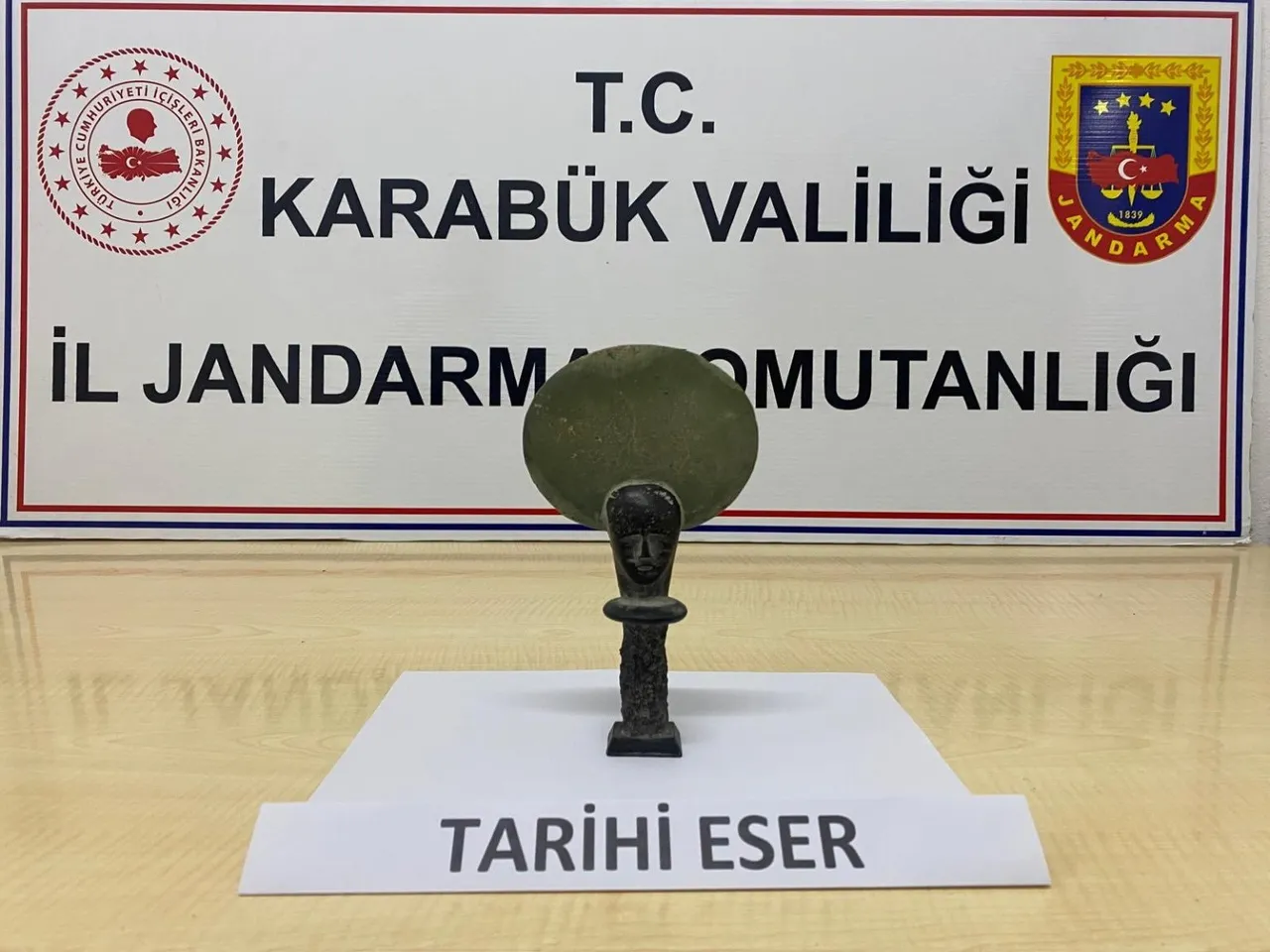 Karabük’te baskın yapılan iş yerinden tarihi eser çıktı! Tam 2 bin yıllık
