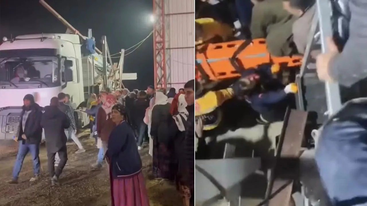 Mardin'de mısır kurutma silosu çöktü! 1 kişi hayatını kaybetti 