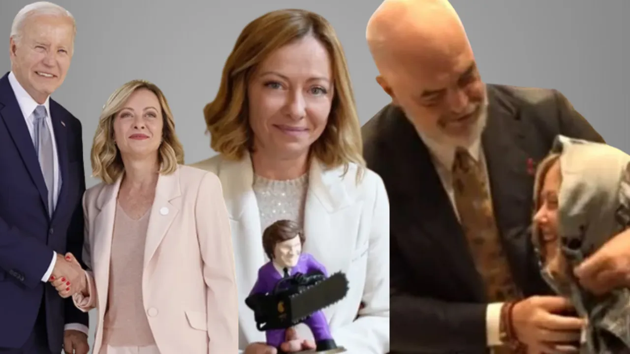 Meloni, dünya liderlerinin hediyelerini satışa çıkarıyor! Piton derisi ayakkabıdan çay takımına... Listede yok yok