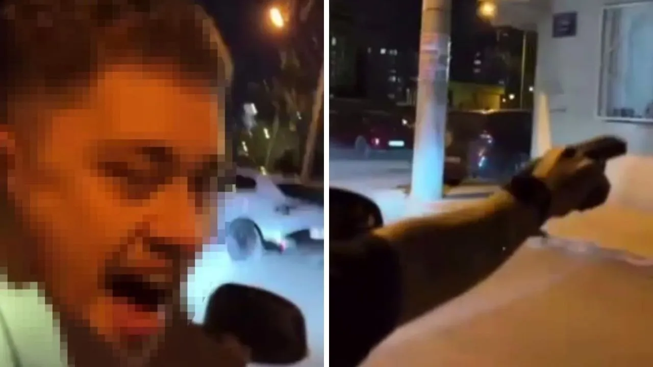 Araçta giderken ateş edip tehditler savurmuştu! Yaptığı yanına kalmadı