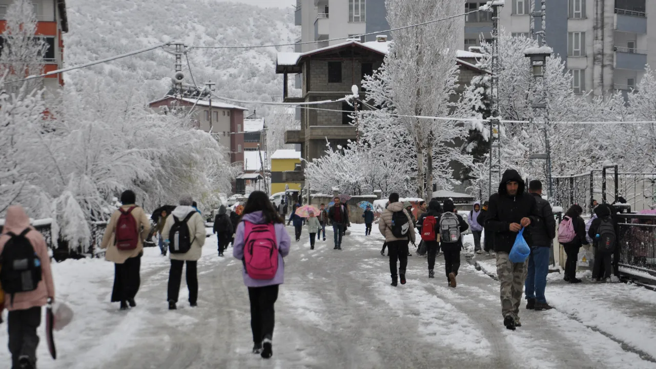 Bitlis'te eğitime kar engeli! Okullar tatil edildi