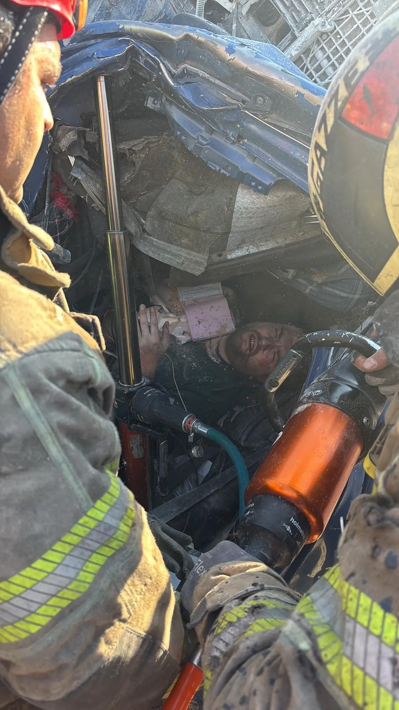 Yarım saat süren kurtarma operasyonu