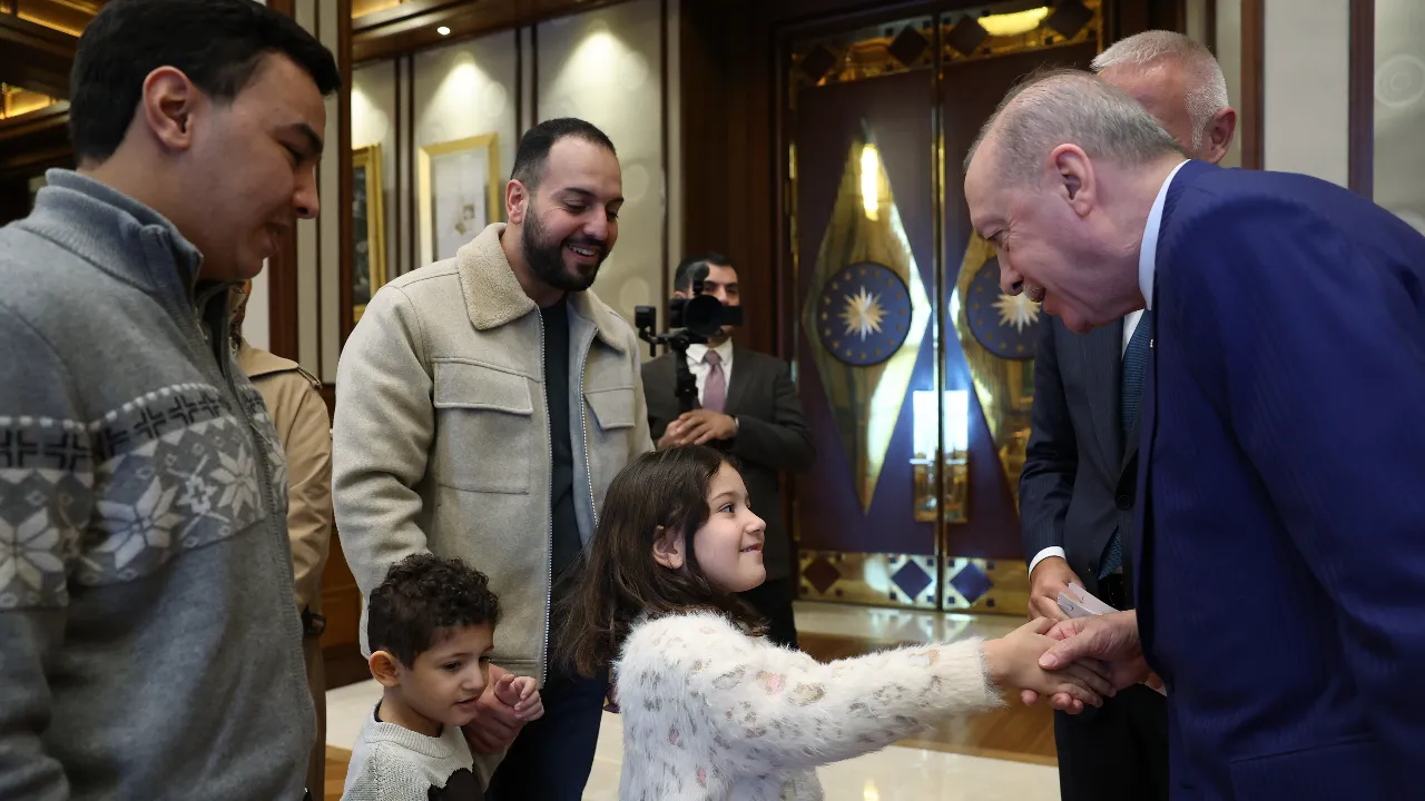 Cumhurbaşkanı Erdoğan, Hind Rajab'ın ailesini kabul etti