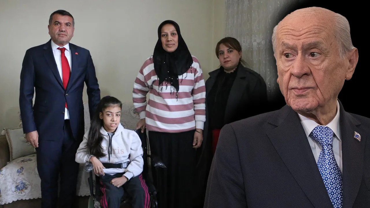 Devlet Bahçeli çağrıya kayıtsız kalmadı! Engelli kıza sürpriz hediye