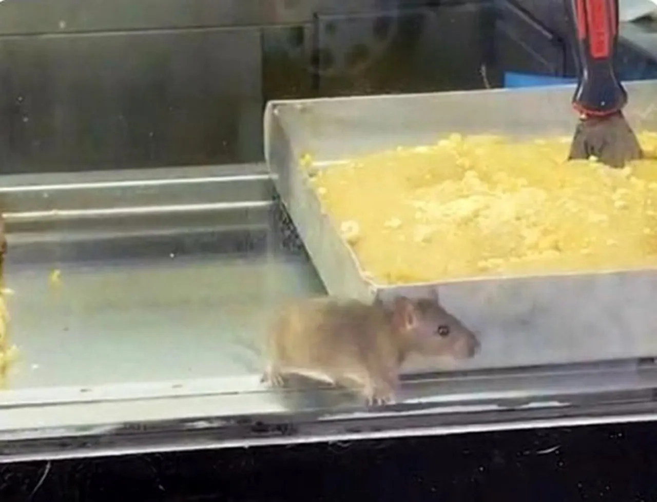 Fareler börekler arasında cirit attı