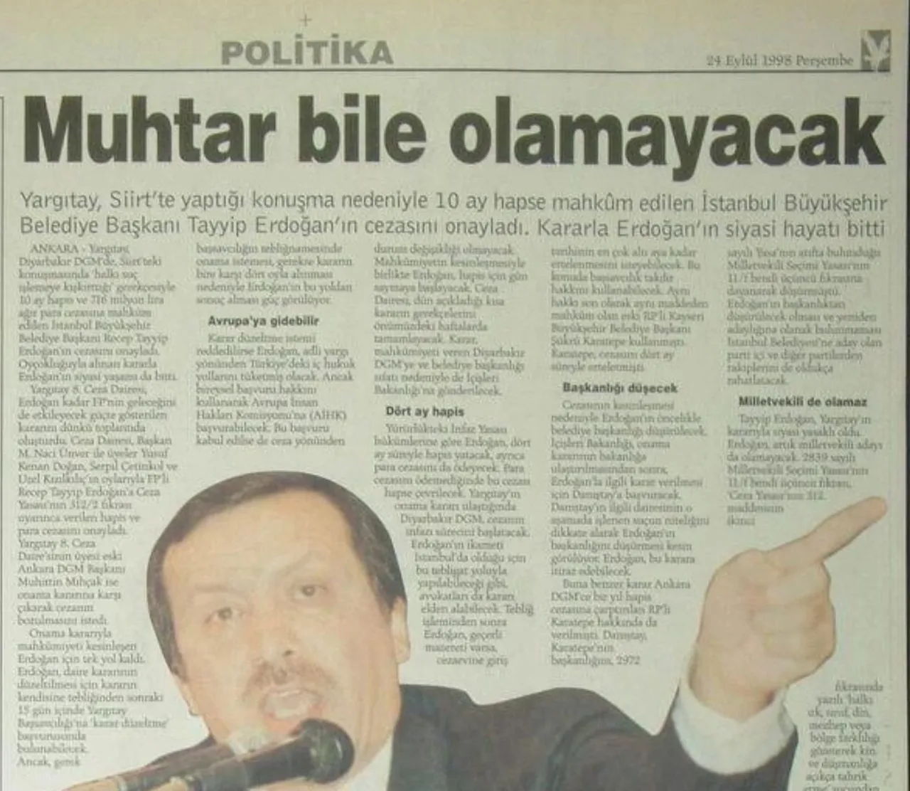 "Muhtar bile olamayacak" başlığını atmıştı! Ertuğrul Özkök'ten Cumhurbaşkanı Erdoğan'a övgü dolu sözler