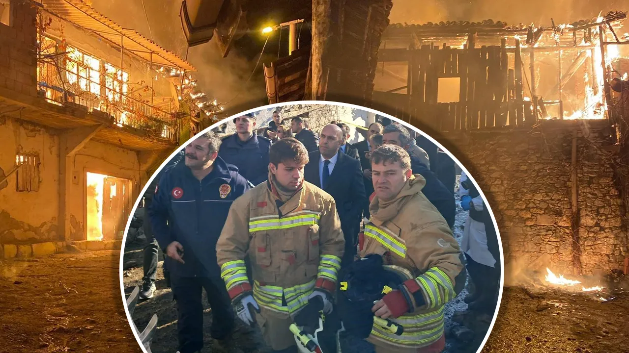 Yangın evleri küle çevirdi, ölü ve yaralılar var! Görme engelliymiş