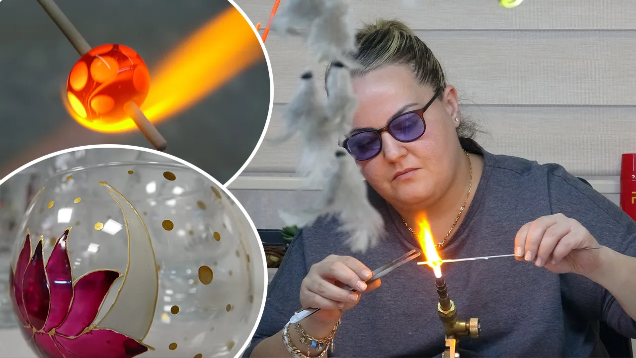 800 derece ateşte ısıtıp onlarca model yapıyorlar! 2,5 ayda usta çıkıyor