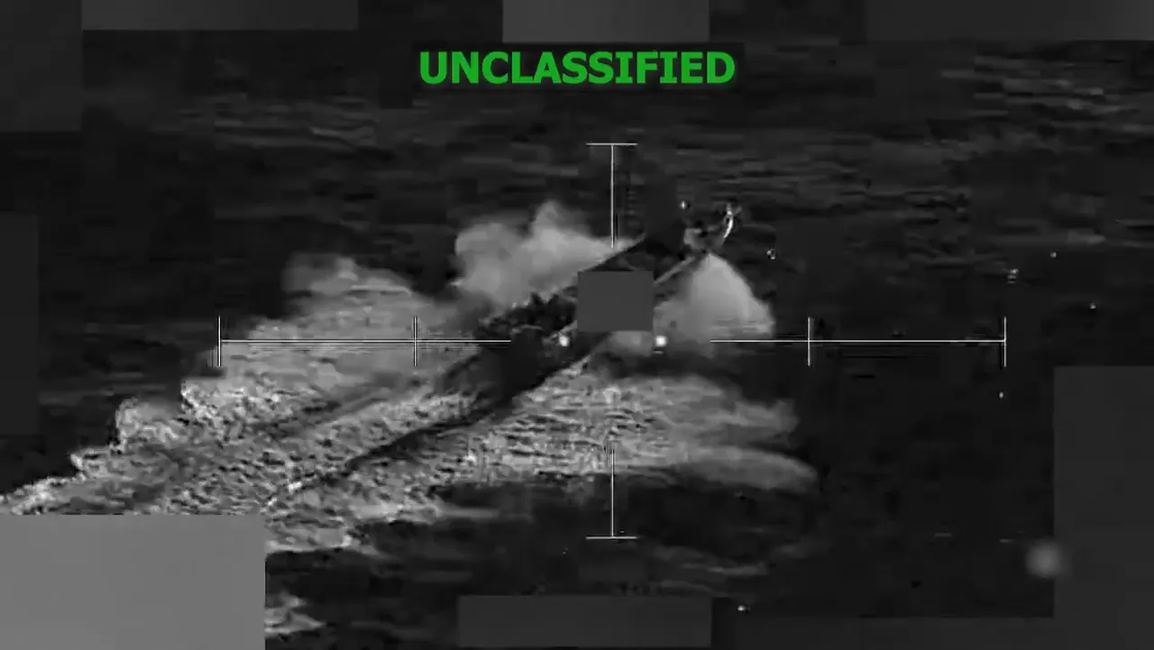 ABD uyuşturucu taşıyan bir tekneyi daha vurdu!