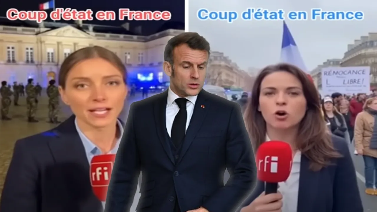 'Fransa'da darbe oldu' videosu ortalığı karıştırdı! Afrikalı lider aradı, Macron açıklama yaptı