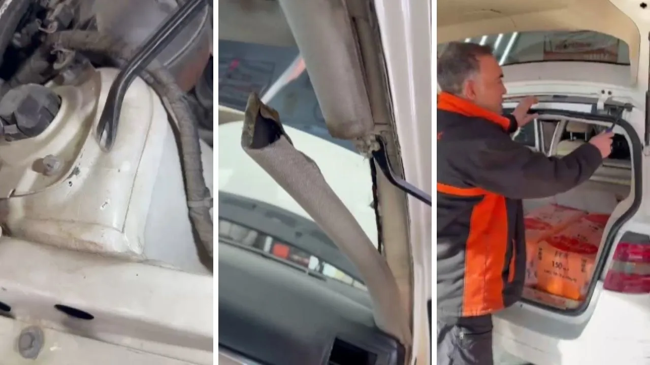 Ekspertize götürülen araç 'Yok artık' dedirtti