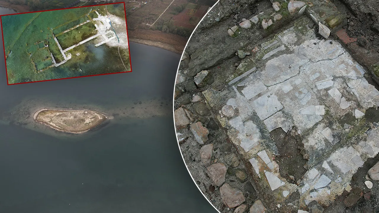 İznik kalıntısı akıllara geldi! Suları çekilen Sapanca Gölü'nün altından tarih çıktı  