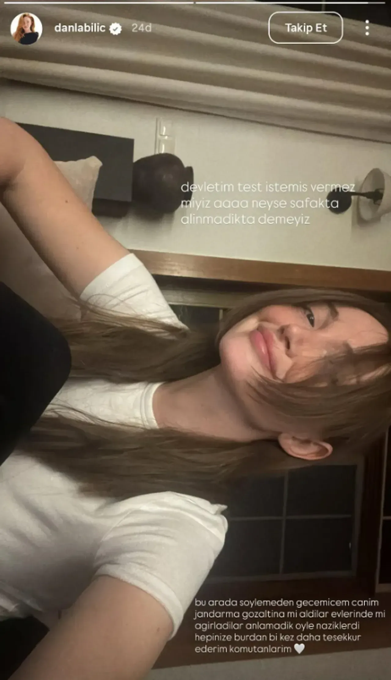 Şafak operasyonuyla gözaltına alınmıştı: Serbest bırakılan Danla Biliç'ten ilk açıklama geldi!