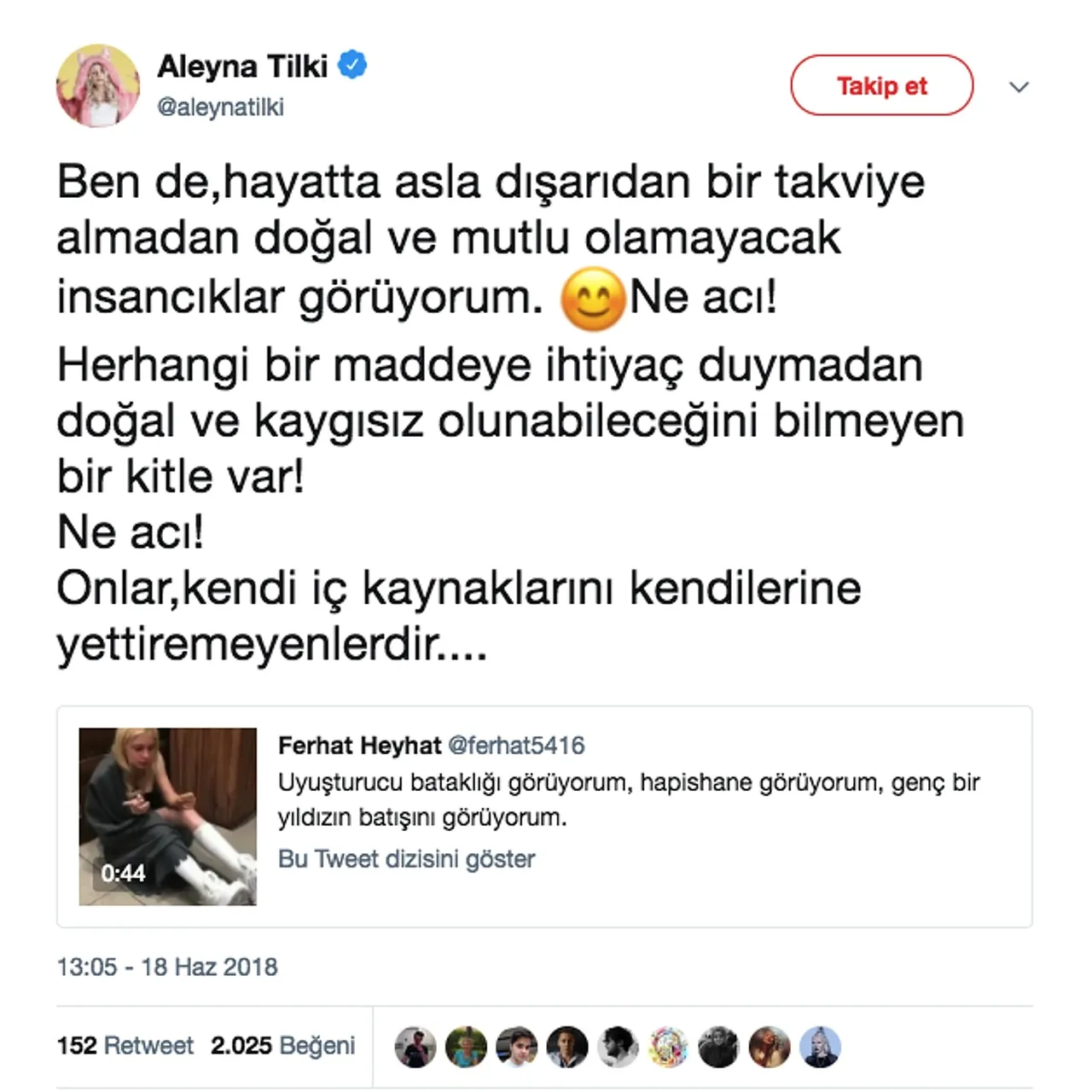 Uyuşturucu operasyonunda gözaltına alınmıştı! Aleyna Tilki’nin 7 yıl önceki paylaşımı gündem oldu