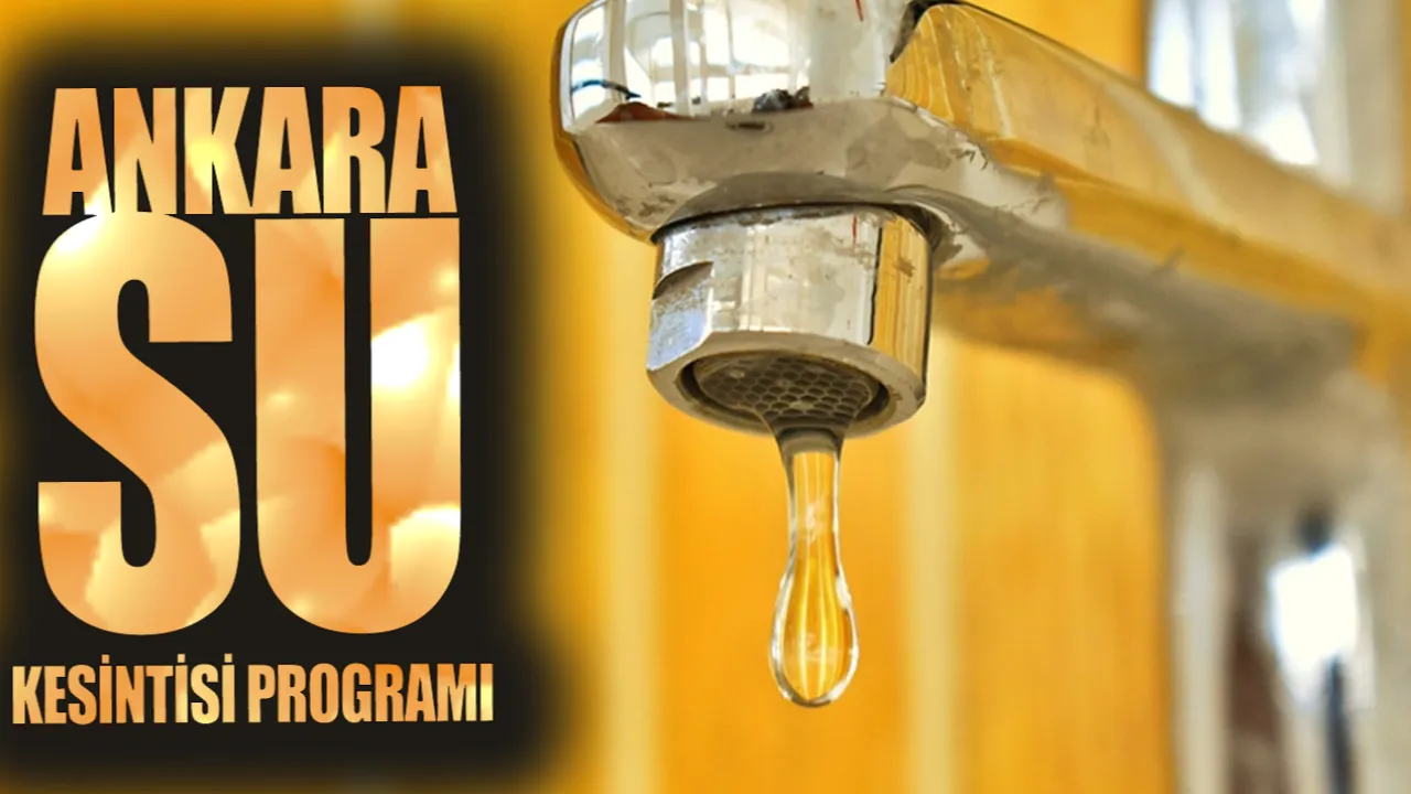 19- 20 Aralık ASKİ su kesintisi! Ankara'da su kesintisi ne zaman bitecek? Yenimahalle, Mamak, Polatlı....