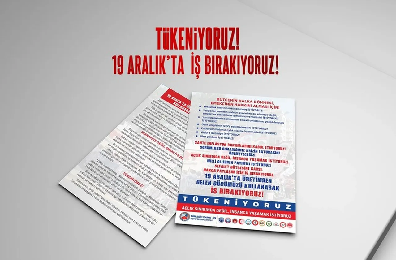 Bugün grev var mı, memurlar iş mi bıraktı, neden? Kamu-İş 19 Aralık iş bırakma eylemini duyurdu