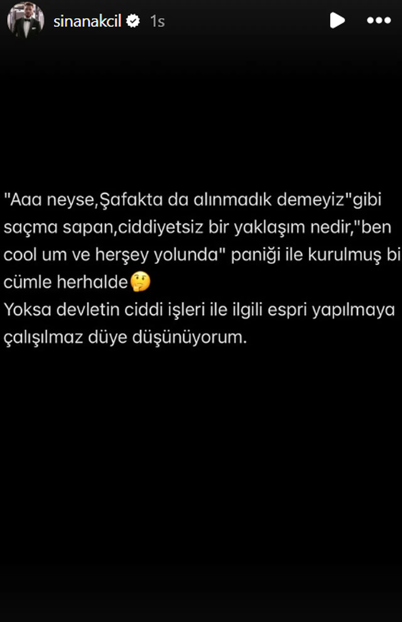 Danla Bilic’in gözaltı paylaşımı Sinan Akçıl’ı kızdırdı! Sözleriyle verdi veriştirdi